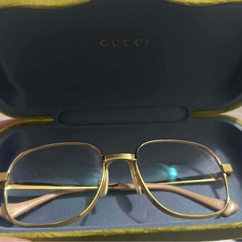 Gold Gucci Frames
